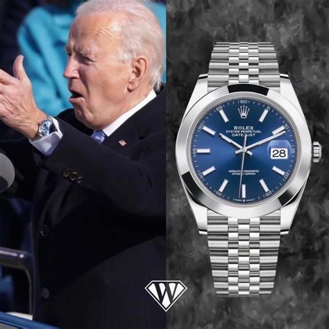 rolex watch biden|Biden wearing a Rolex.